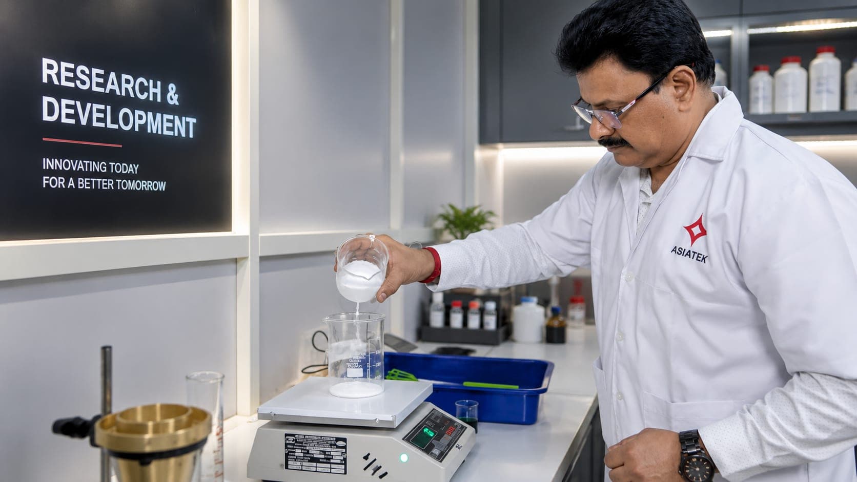 Formulation development inside the Asiatek R&D lab